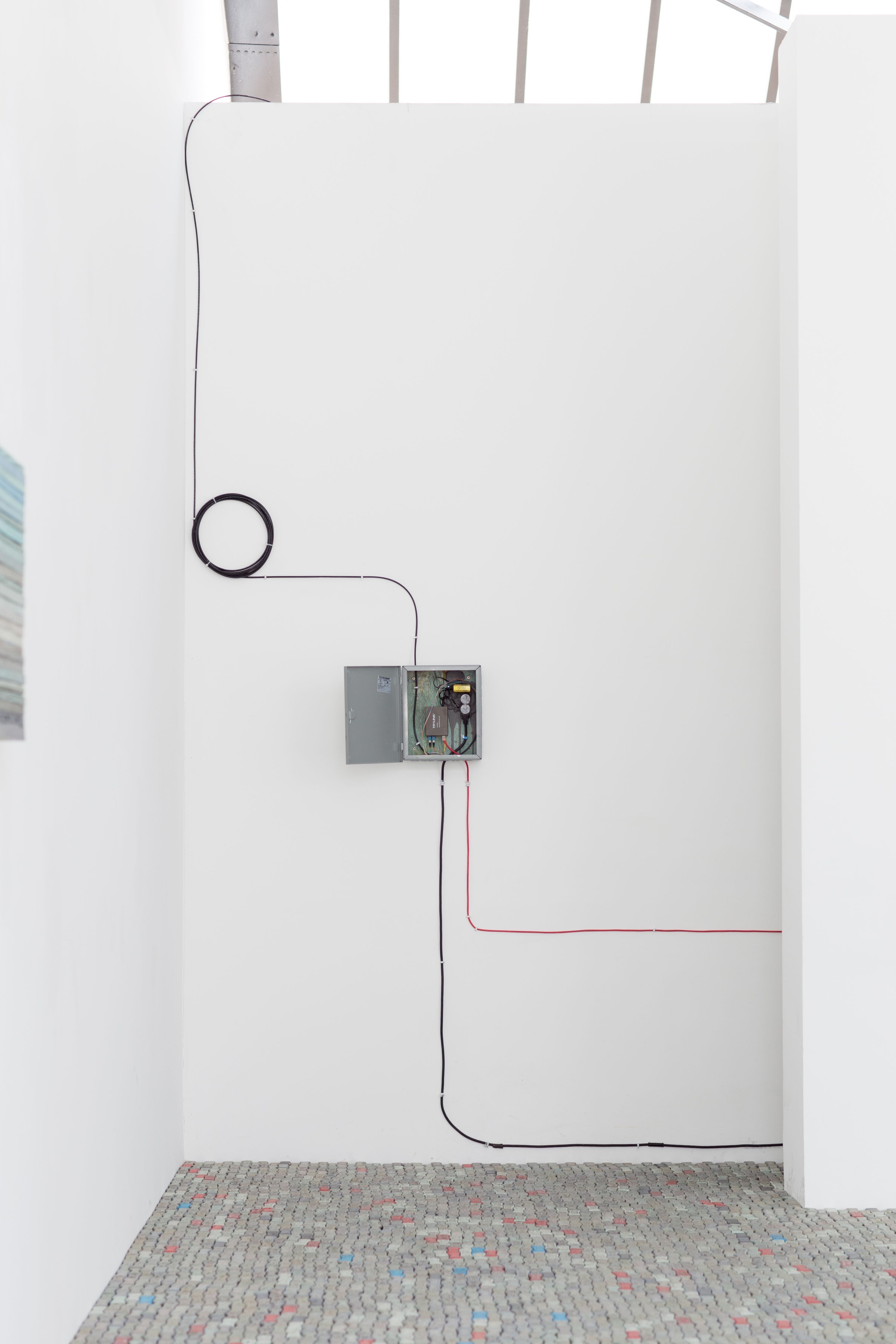 Marissa Lee Benedict and David Rueter, Installation detail - Contemporary Art Brussels, 2015