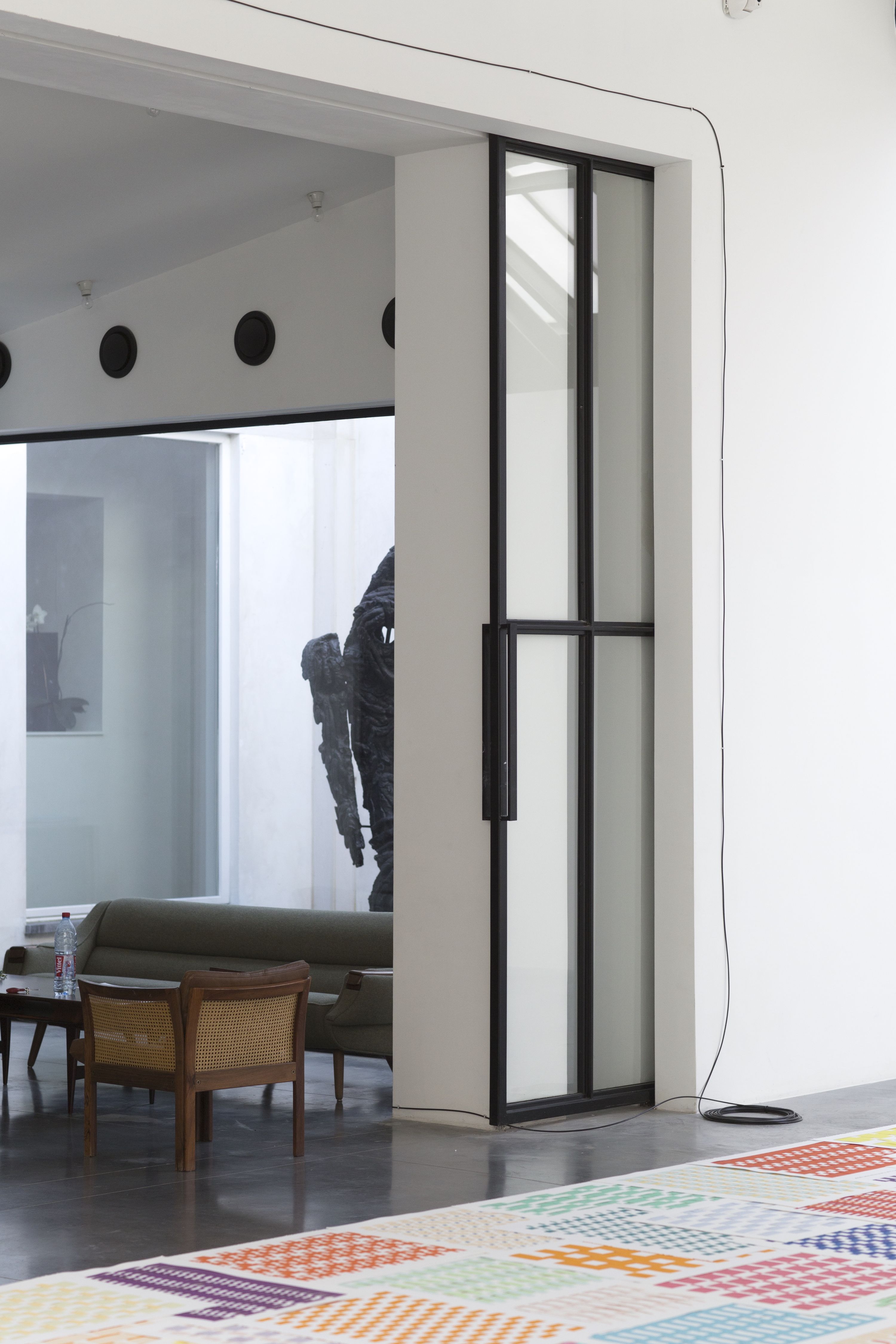 Marissa Lee Benedict and David Rueter, Installation detail - Contemporary Art Brussels, 2015