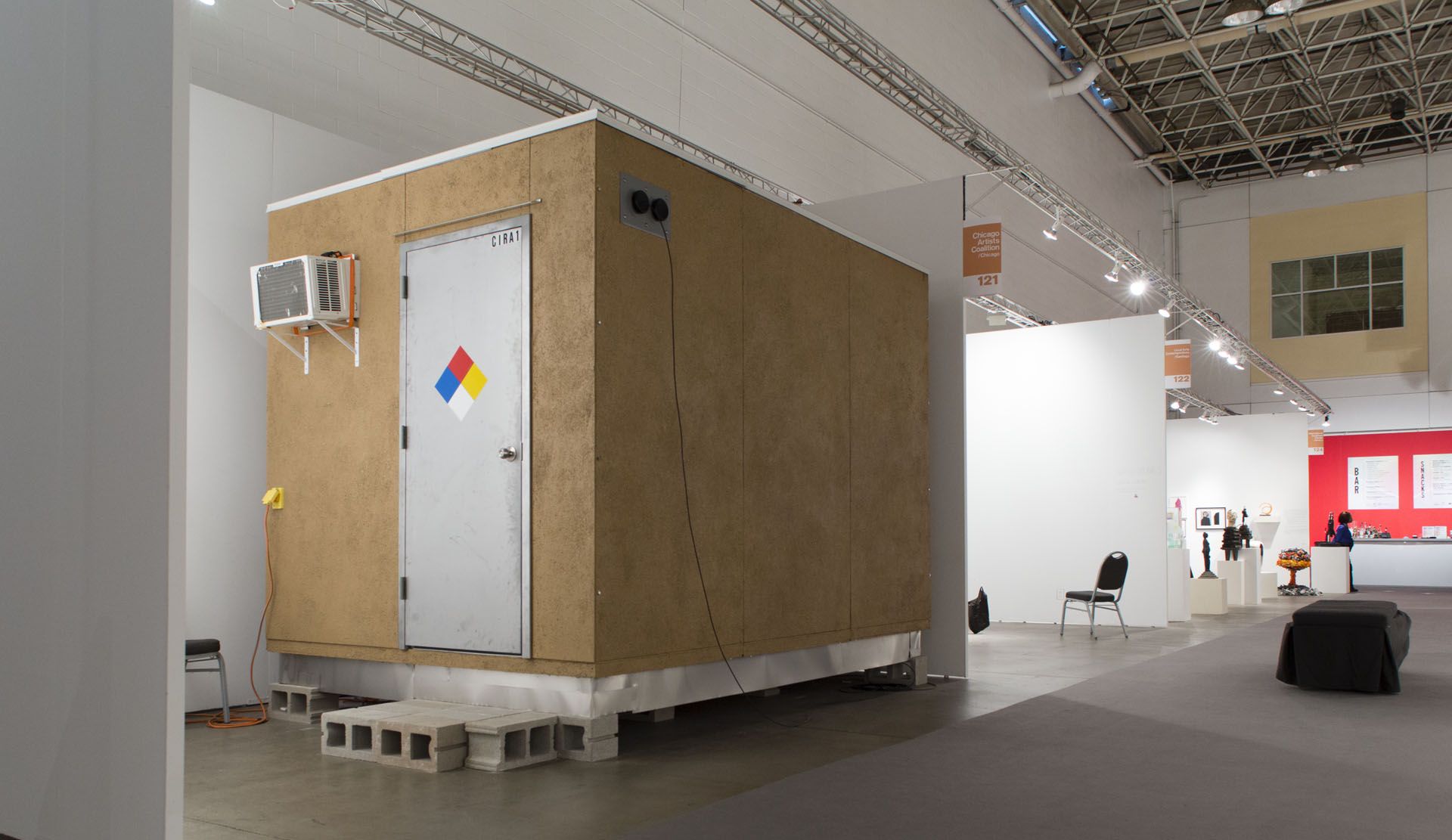Marissa Lee Benedict and David Rueter, Installation detail - EXPO Chicago, 2015