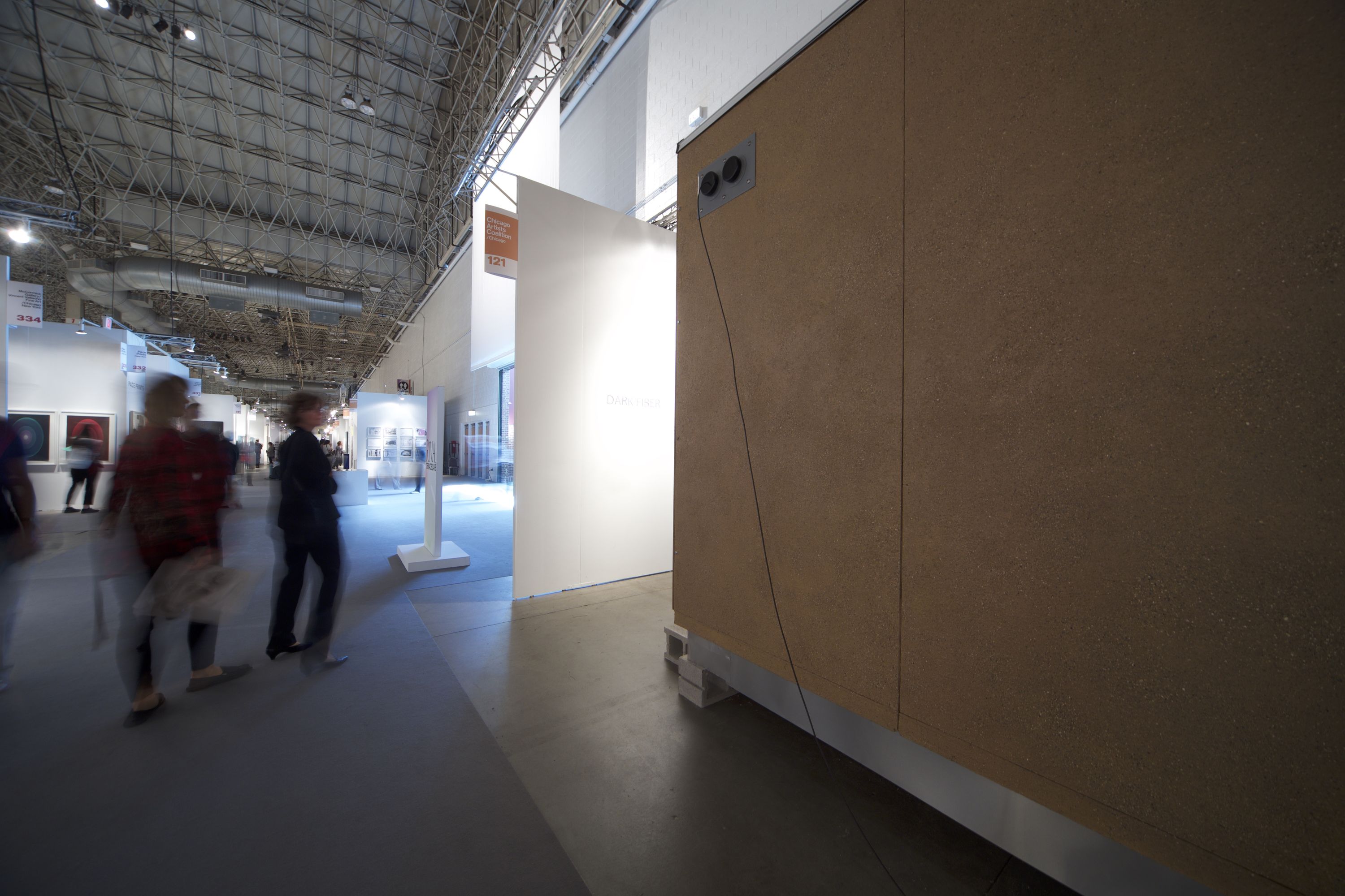 Marissa Lee Benedict and David Rueter, Installation detail - EXPO Chicago, 2015