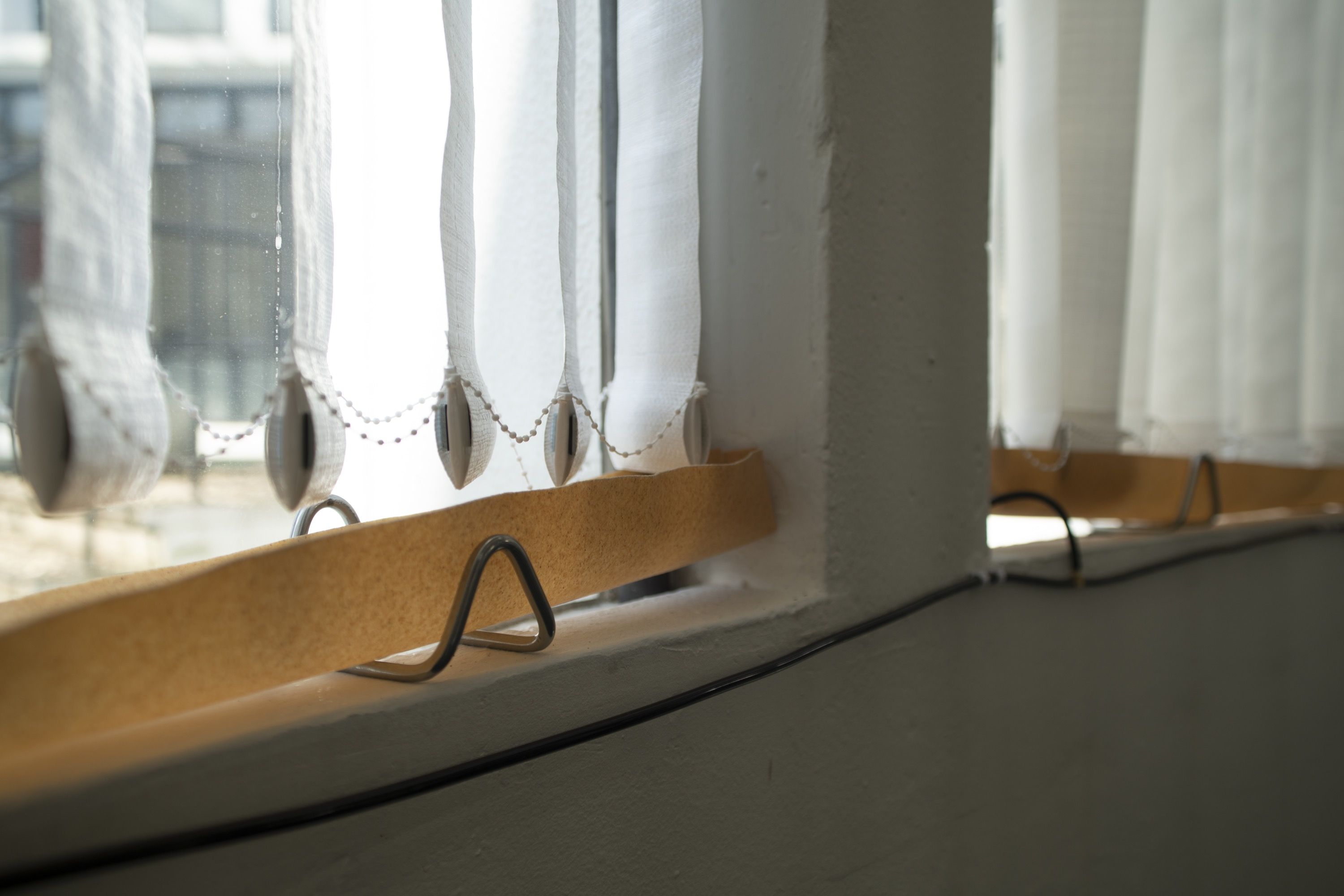 Marissa Lee Benedict and David Rueter, Installation detail - water collection troughs