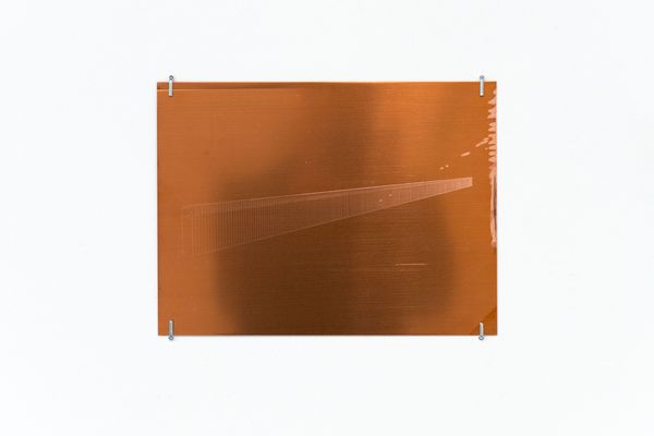 undefined, Infinite Radiator , 2021, Etched copper, 9 x 12 inches