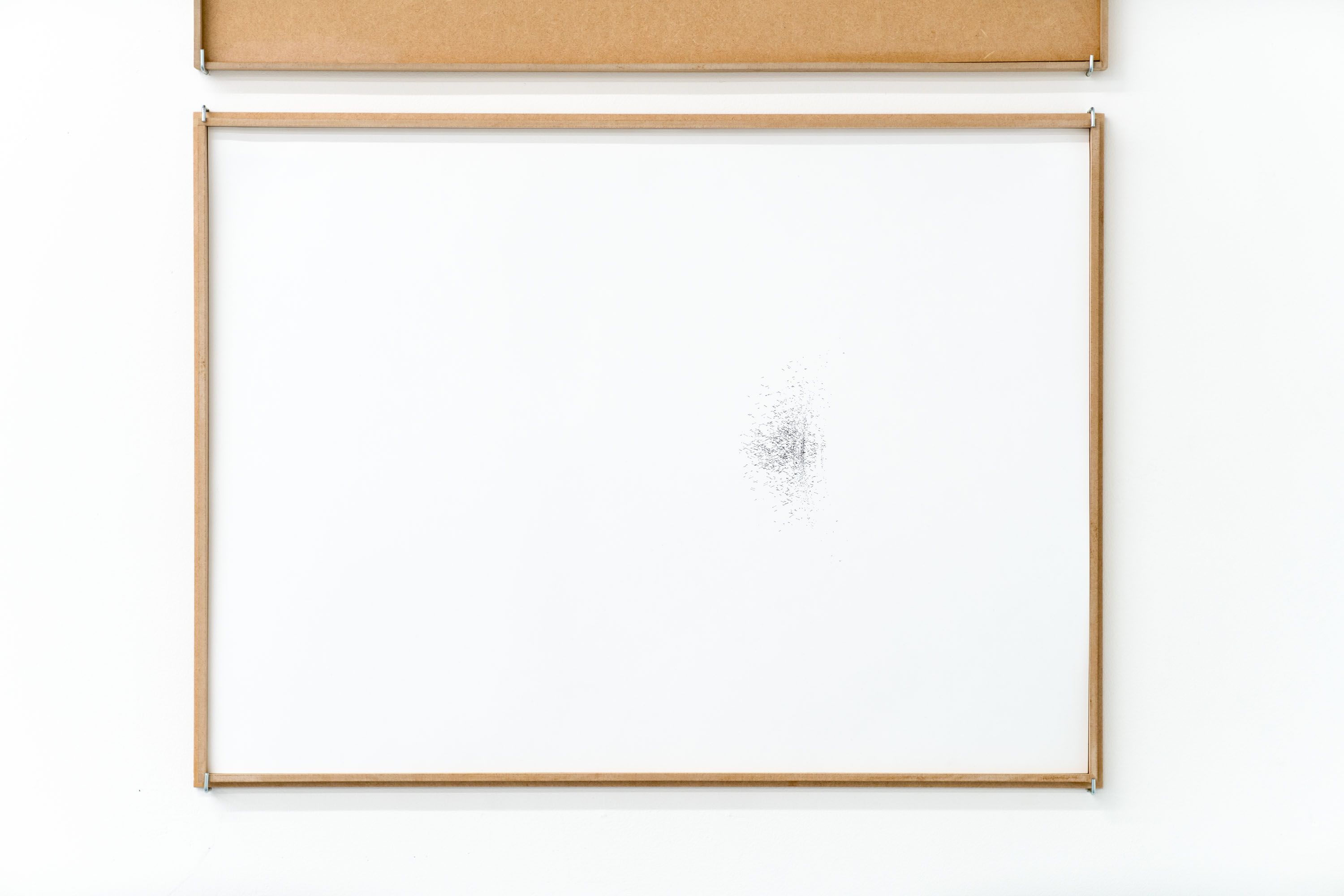 Marissa Lee Benedict and David Rueter, Delamination (Willamette Stone), 2021, Pen on paper, 22 x 30 inches