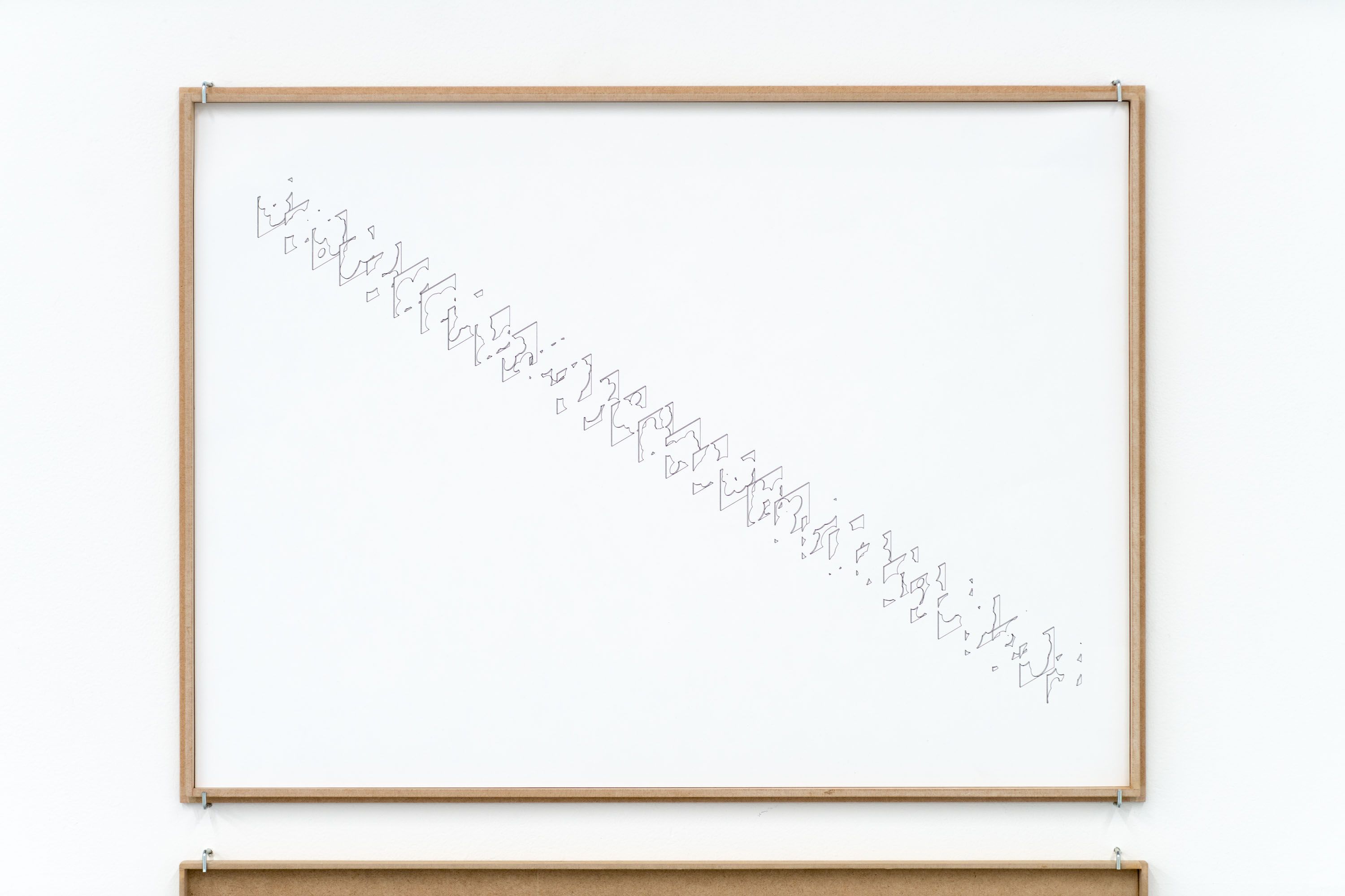 Marissa Lee Benedict and David Rueter, Swiss Cheese, 2020-2021, Pen on paper, 22 x 30 inches