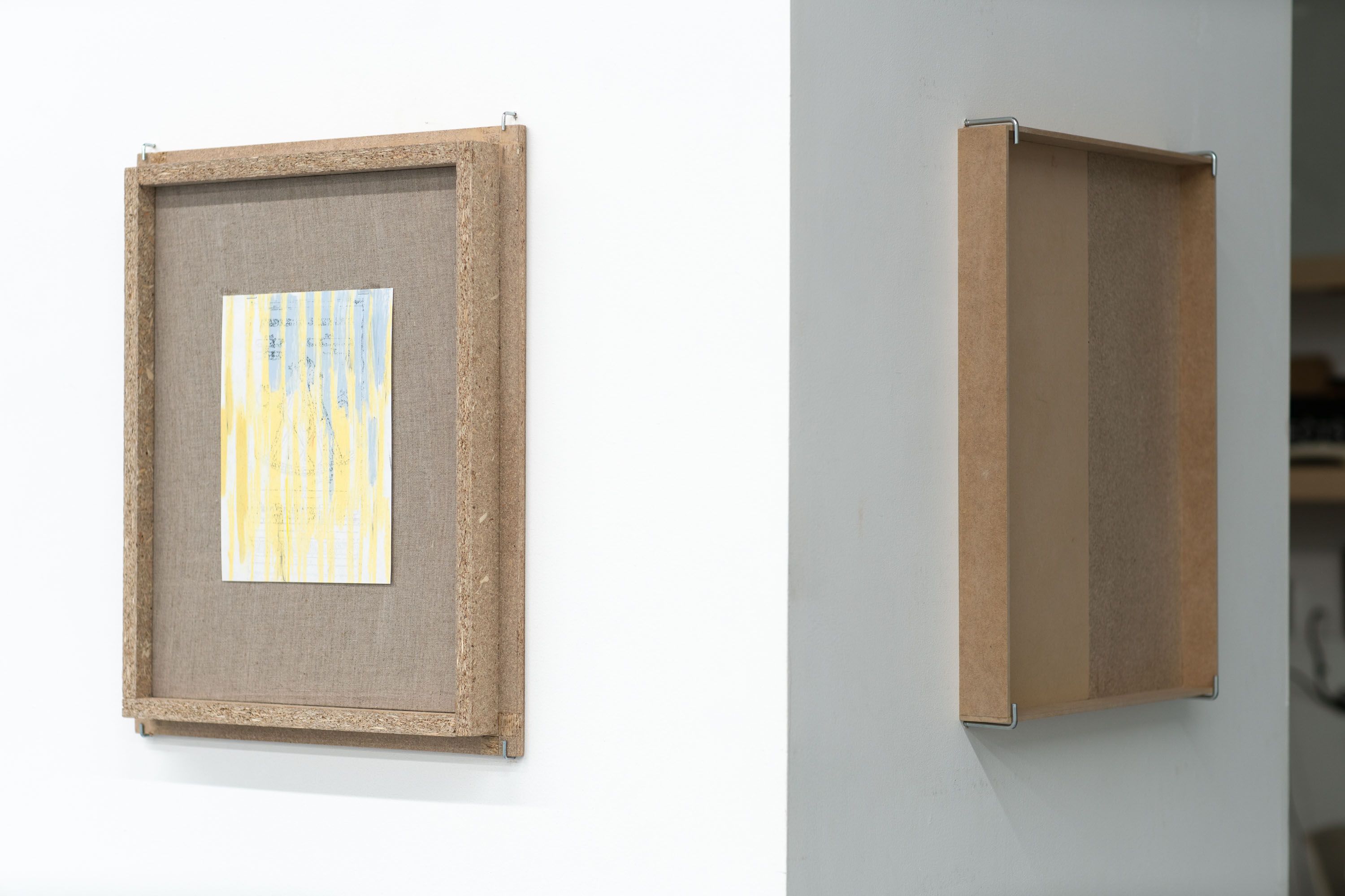 Marissa Lee Benedict and David Rueter, Vertical Sextant, 2021, Graphite, carbon paper, and oil pastel on Rite in the Rain paper, 19 x 23 inches